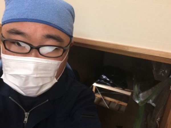 飯塚市周辺でイタチ駆除・消毒作業で業者がお探しなら当社へ～【飯塚市・天井裏消毒作業】